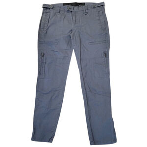 Joes Jeans Women Cargo Pants Gray Zipped Pockets Flat Front Cotton 28 Pre-owned